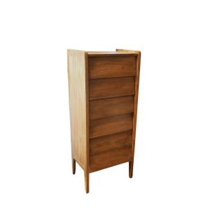 Chiffonnier 6 tiroirs en bois manguier marron