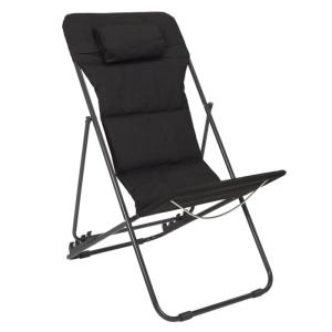 Chilienne avec têtière tissu noir