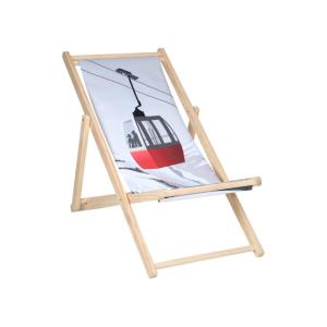 Chilienne blanche télécabine 126 x 59 x 5 cm