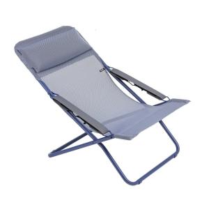 Chilienne pliante en acier bleu L93xl67xH88