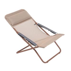 Chilienne pliante en acier orange L93xl67xH88