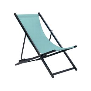 Chilienne pliante métal turquoise