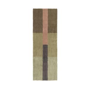 Chroma Stripes - Tapis en laine Chroma Dusty Pink 80 x 230…