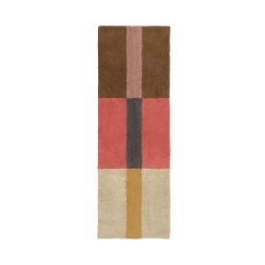 Chroma Stripes - Tapis en laine Chroma Spiced Coral 80 x 23…