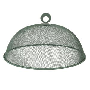 Cloche à fruits en métal vert