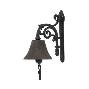 Cloche de jardin de porte ancienne en fonte marron 20 x 13…