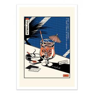 COCKTAIL - Affiche d'art 50 x 70 cm