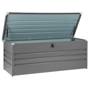 Coffre de rangement 165 cm 70 cm gris