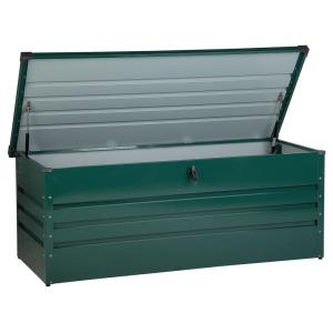 Coffre de rangement 165 cm 70 cm vert foncé