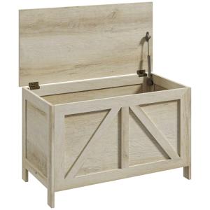 Coffre de rangement couvercle relevable sécurité bois bois…