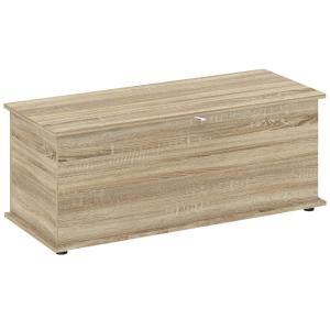 Coffre rangement couvercle rabattable panneaux de particule…