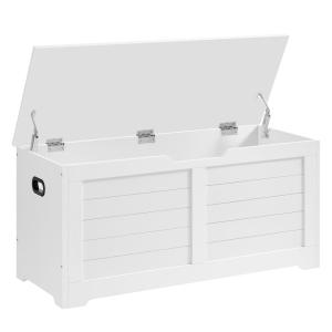 Coffres et rangement 40 x 100 x 46 cm effet bois blanc