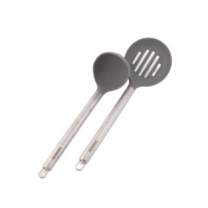 Coffret 2 pièces gris- louche   spatule