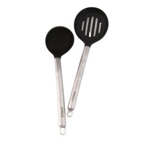Coffret 2 pièces noir- louche   spatule