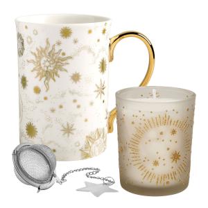 Coffret bougie parfumée et mug