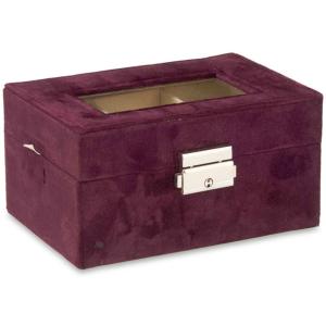 Coffret de rangement pour 3 montres velours bordeaux 11x16x…