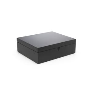 Coffret noir avec 6 boîtes à thé