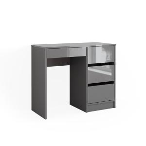 Coiffeuse avec 4 tiroirs, Gris 90 x 75cm