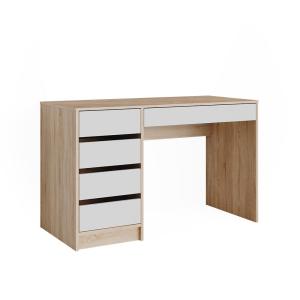 Coiffeuse  Blanc/Sonoma 120x75cm