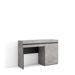 Coiffeuse effet bois ciment 121x35x75cm