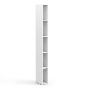 Colonne de rangement en panneaux de particules blanc 24x35x…