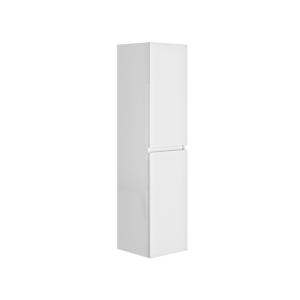 Colonne de salle de bain avec rangement MDF Laqué Blanc