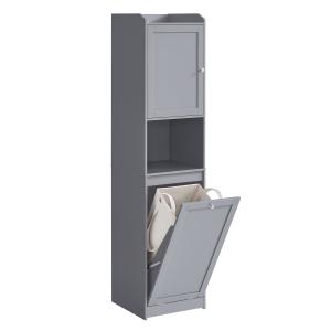 Colonne de salle de bain haut gris tourterelle