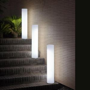 Colonne lumineuse led blanc froid avec câble h102cm blanc