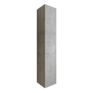 Colonne  murale suspendue 1 porte aspect béton