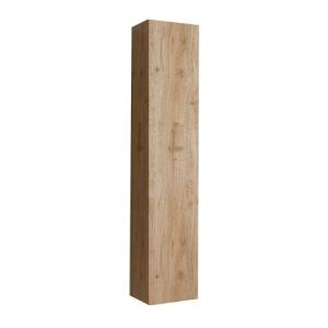 Colonne  murale suspendue 1 porte aspect bois finition cadiz