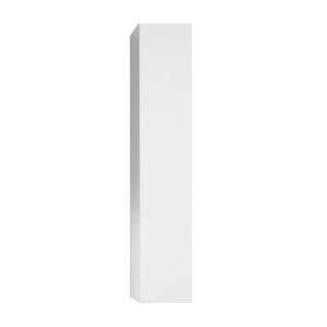 Colonne  murale suspendue 1 porte blanc laqué