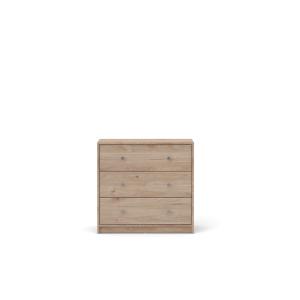 Comme 3 tiroirs L72,4 cm - Effet Bois clair
