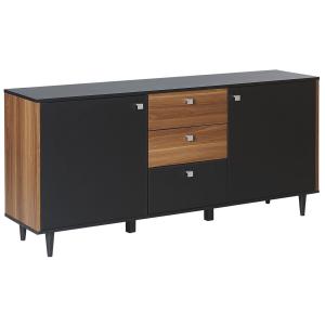 Commode 2 portes 74 cm noir