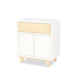 Commode 2 portes blanc