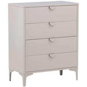 Commode 4 tiroirs en métal beige piring