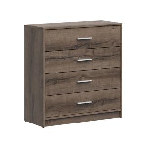 Commode 4 tiroirs stratifiés beige