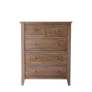 Commode 5 tiroirs en manguier massif