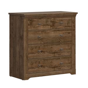 Commode 5 tiroirs stratifiés beige