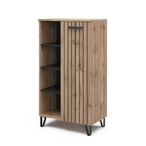 Commode avec 1 porte, Marron 60.2 x 110cm