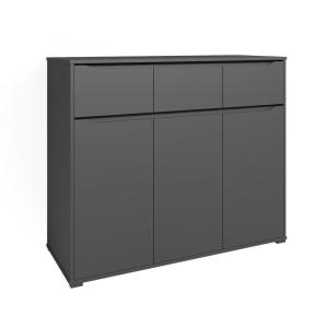 Commode avec tiroirs, Anthracite 120 x 101.6cm