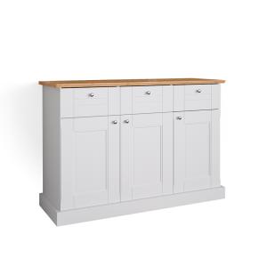 Commode avec tiroirs, Blanc 121.4 x 83.6cm