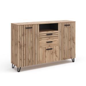 Commode avec tiroirs, Marron 150 x 100cm