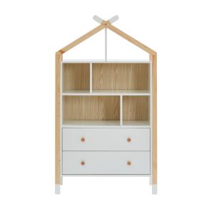 Commode   blanc  3 tiroirs 81cm