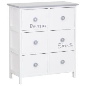 Commode/Chiffonnier bois ' sérénité et douceur ' 6 tiroirs…