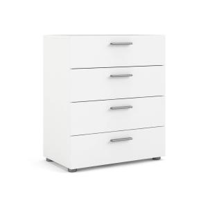 Commode effet bois blanc 70x40 cm