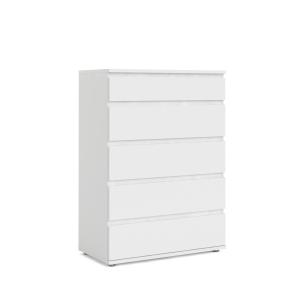 Commode effet bois blanc 76x40 cm