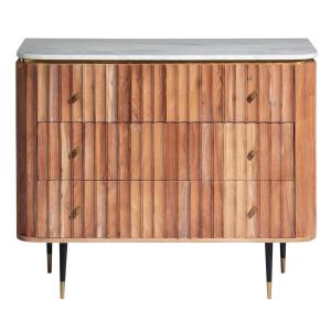Commode en bois marron 100 cm