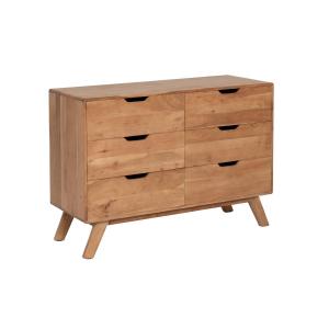 Commode en bois marron 115 cm