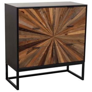 Commode en bois marron 75x36x80