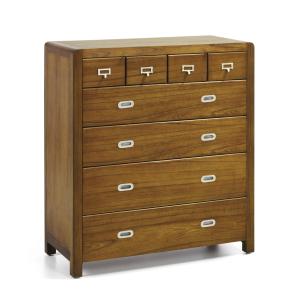 Commode en bois marron L 130 cm  